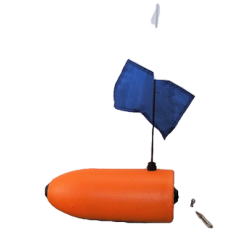 Cressi 8L Hard Float with Flag and Keel